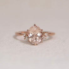 Load image into Gallery viewer, *Peachy Pink Morganite Ring*