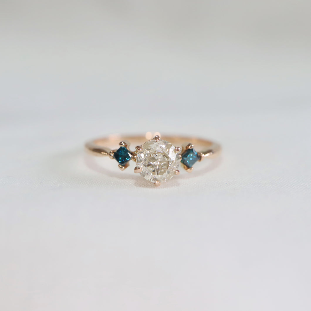 Rustic Diamond Ring