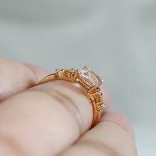 Load image into Gallery viewer, Morganite Meadow Ring