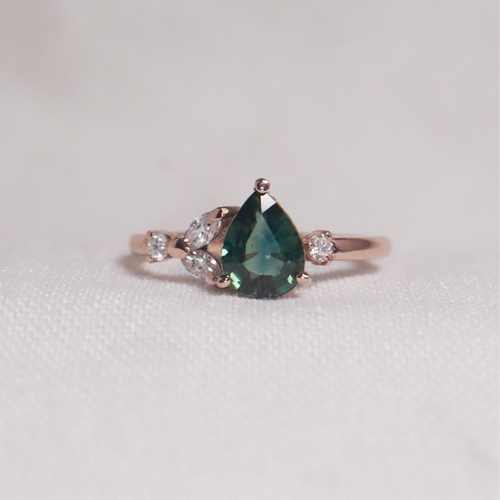*Teal Sapphire Ring*