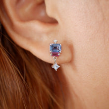 Load image into Gallery viewer, Spinel Cluster Earrings