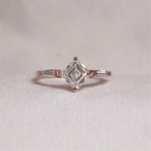 *Asscher Diamond Ring*