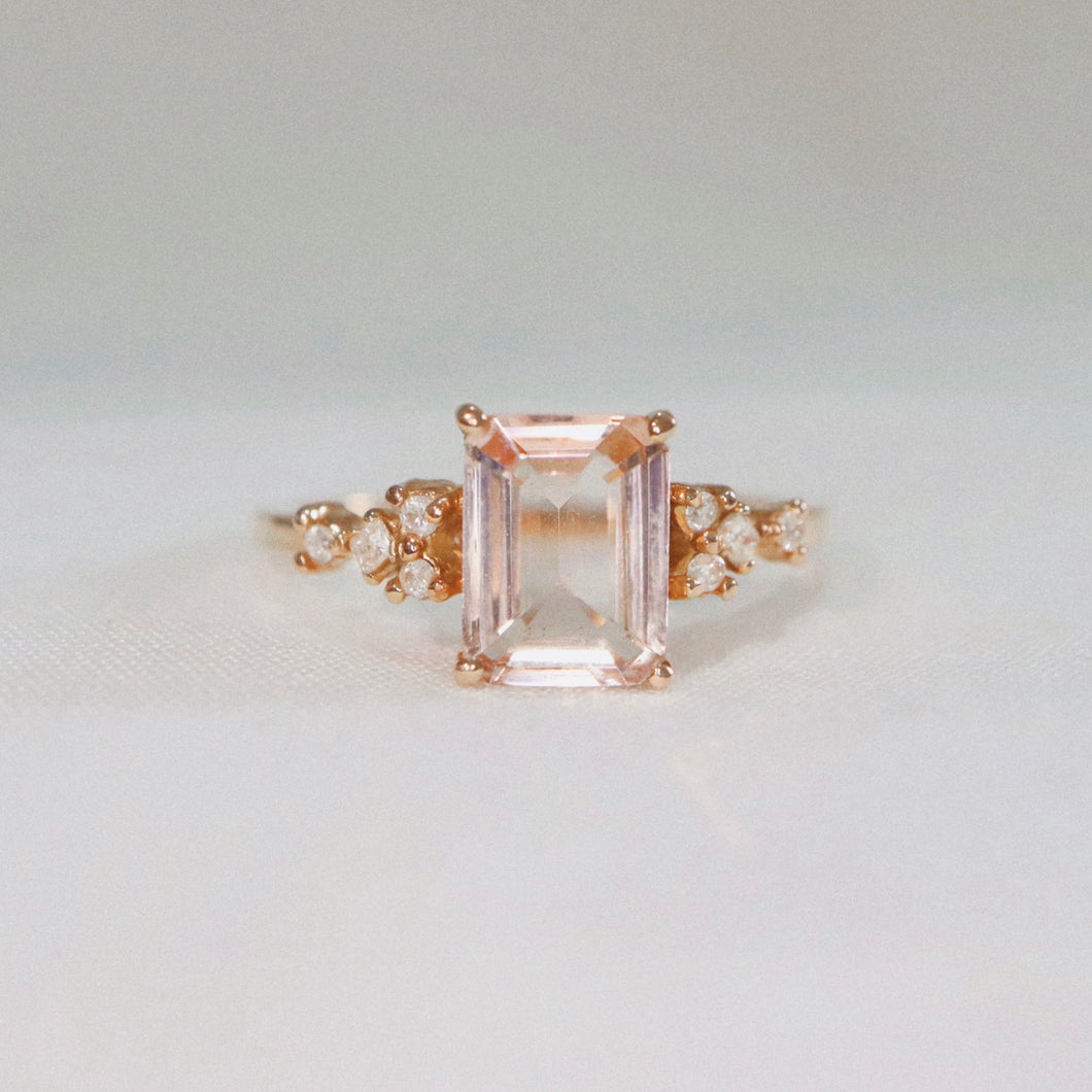 Morganite Meadow Ring