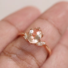 Load image into Gallery viewer, *Peachy Pink Morganite Ring*