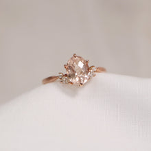Load image into Gallery viewer, *Peachy Pink Morganite Ring*
