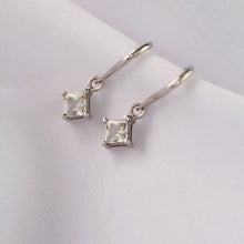 Load image into Gallery viewer, Swing Earrings - White Sapphire