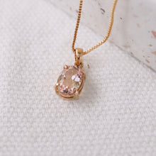 Load image into Gallery viewer, Morganite Necklace