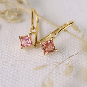 Swing Earrings - Pink Tourmaline